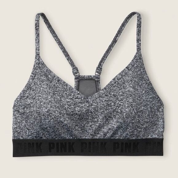 Victoria's Secret PINK Ultimate Lightly Lined Wireless Mesh Back Sports Bra XS - Picture 1 of 6